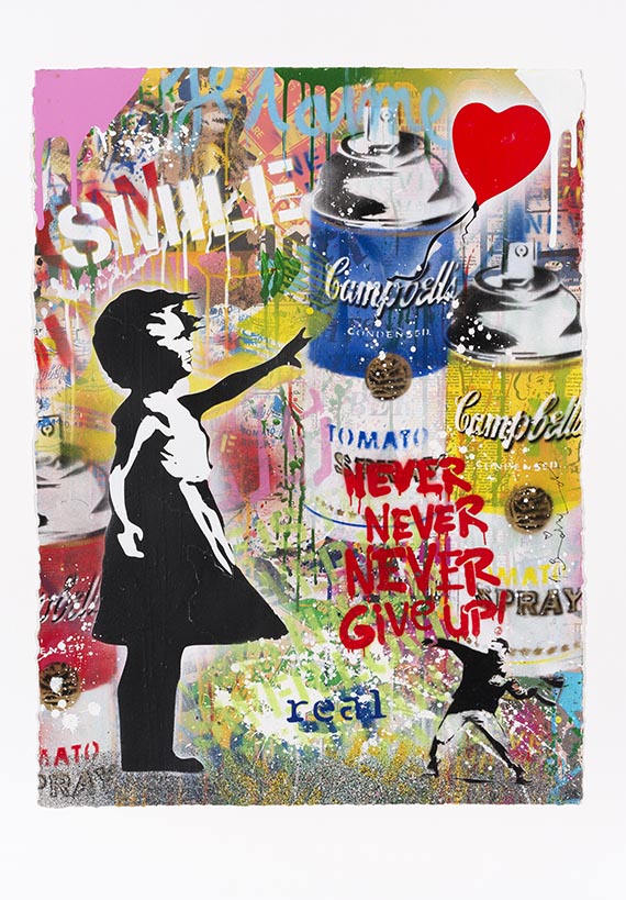 Mr. Brainwash (Thierry Guetta) - Balloon Girl