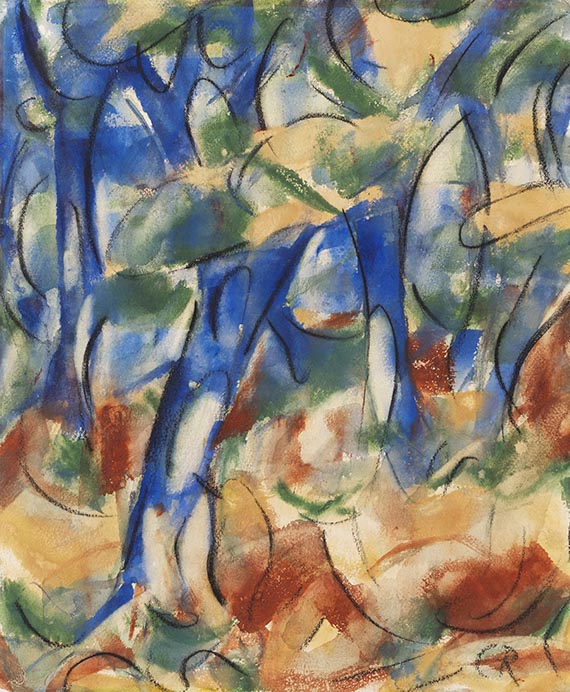 Christian Rohlfs - Herbstwald (Blauer Wald)