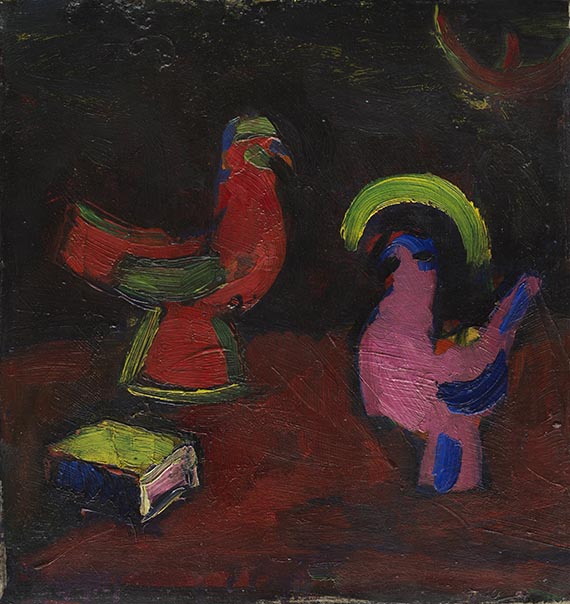 Stenner, Hermann - Öl auf Malpappe
