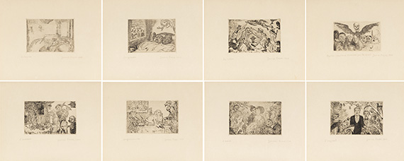 James Ensor - Les Sept P&eacute;ch&eacute;s Capitaux (Die sieben Tods&uuml;nden)