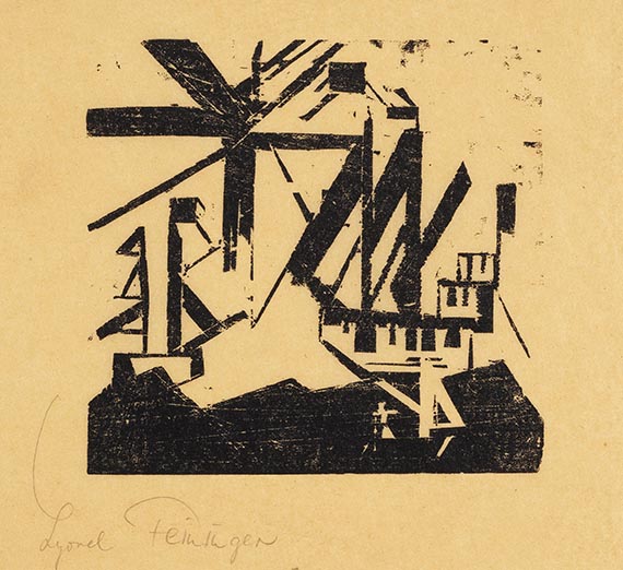 Lyonel Feininger - Schiffe und Sonne (Kleine Marine)