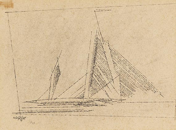 Lyonel Feininger - Segelschiff