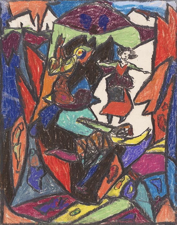 H&ouml;lzel, Adolf - Ohne Titel