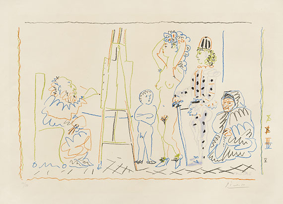 Pablo Picasso - L&rsquo;Atelier du Vieux Peintre