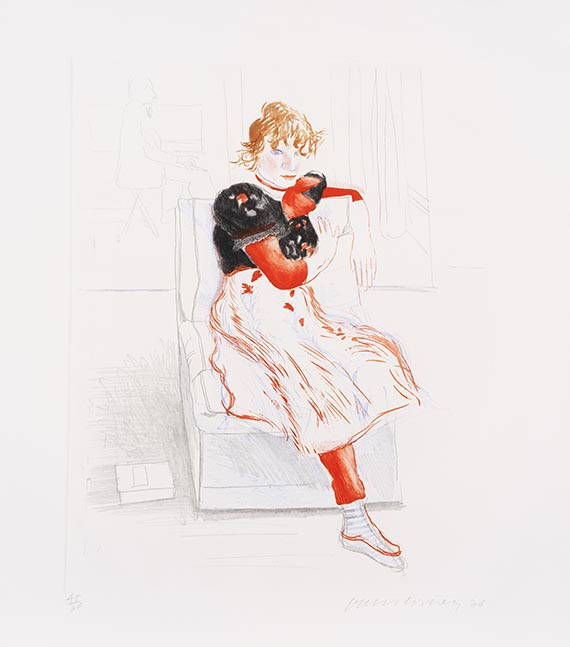 Hockney, David - Celia Observing