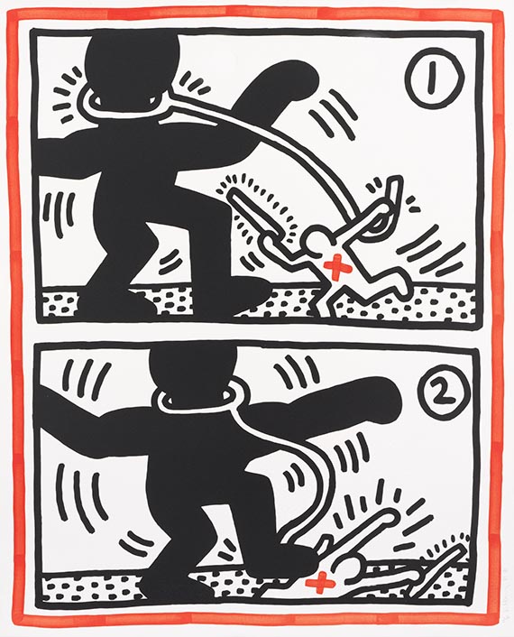 Haring, Keith - Farblithografie