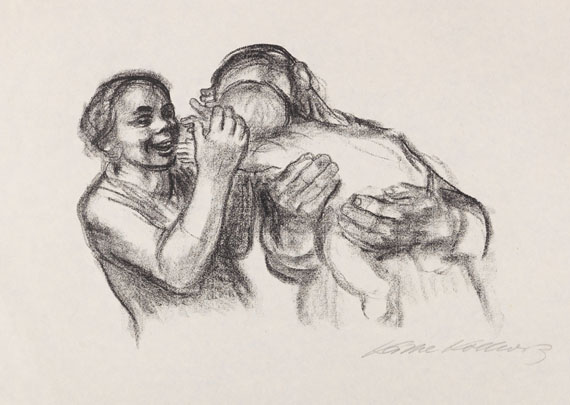 Käthe Kollwitz - Kreidelithografie