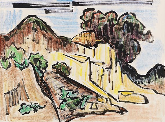 Karl Schmidt-Rottluff - Kreide